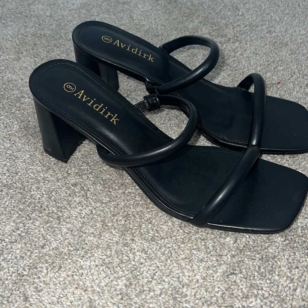 black heels